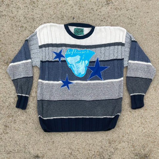 1OF1 “Around The Fur” Blue Star Sweater - XL