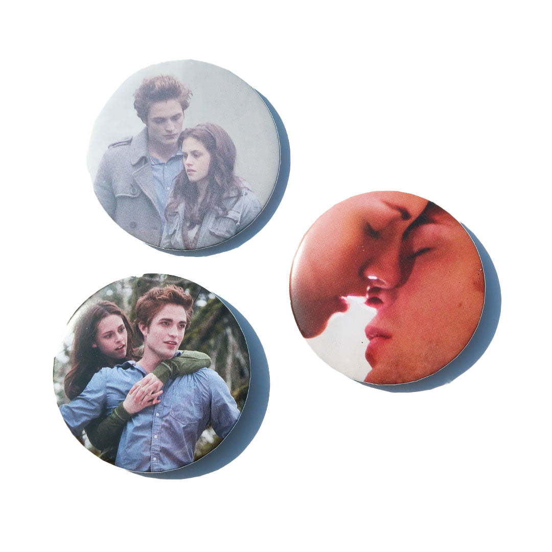 "Bella and Edward #1" Twilight Pin Set of 3