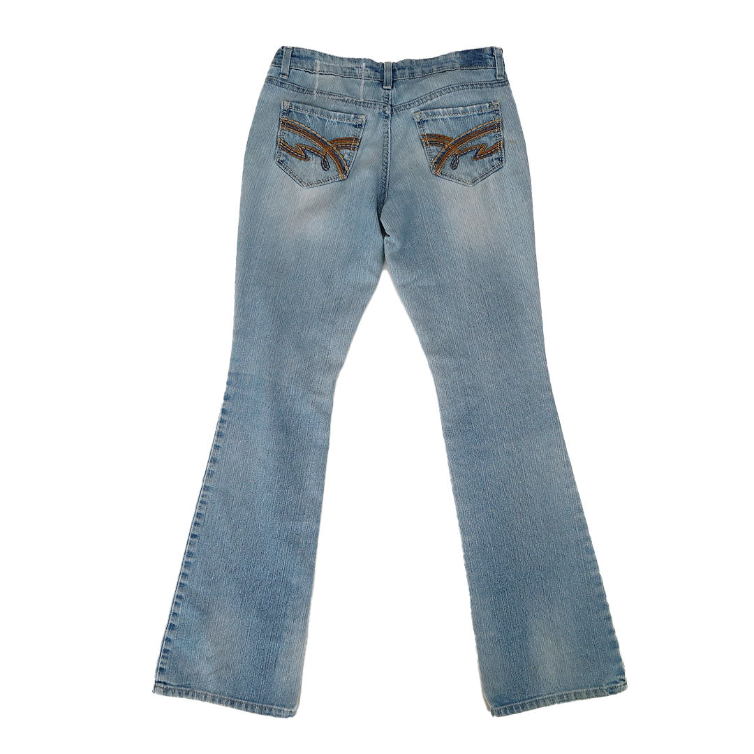 "I Love Spiders" Distressed Jeans - Small