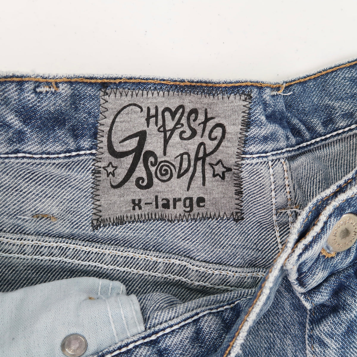 "Cobweb Club" Vtg Denim - XL