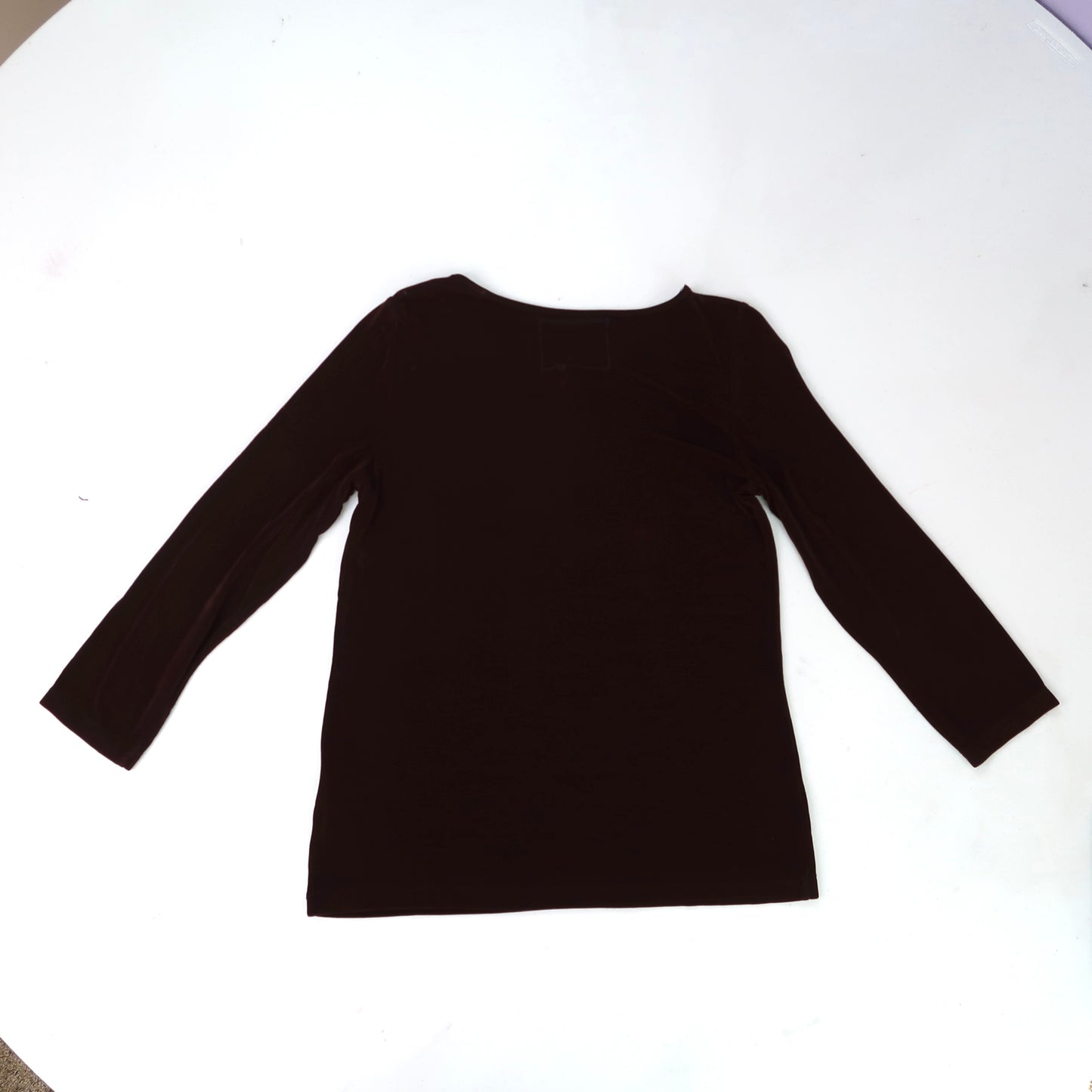 "Cobweb Club" Chocolate Brown Top - Medium