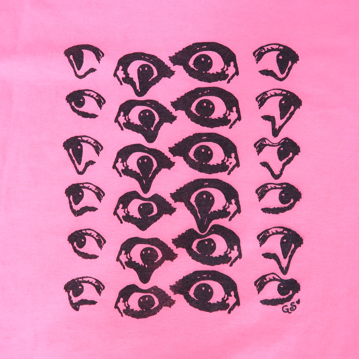 "Melted Visions" Neon Pink T-shirt - Large