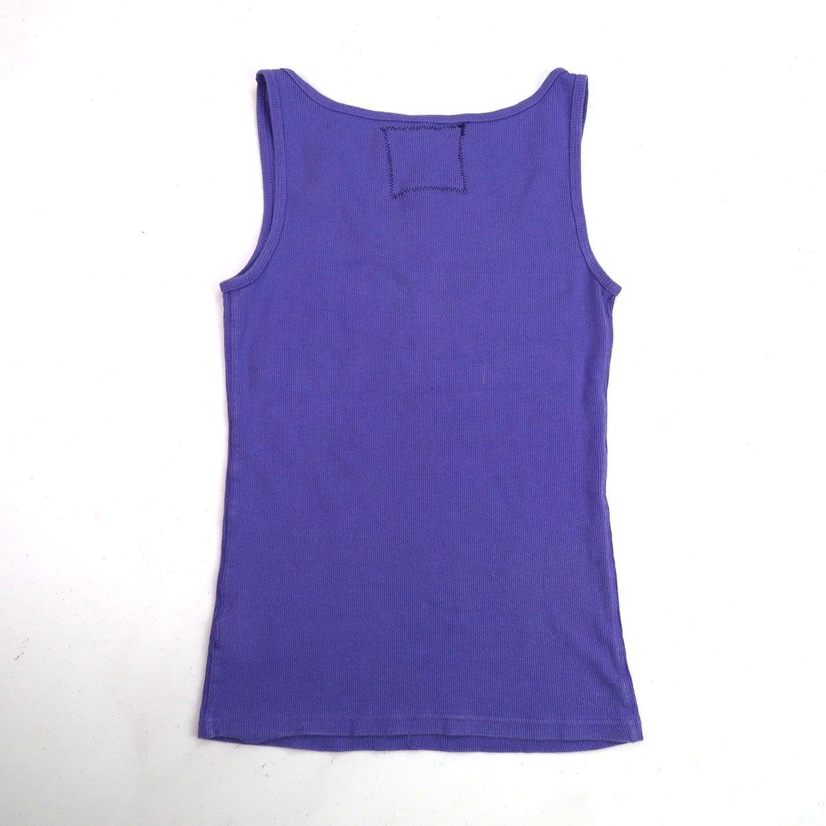 "I Love Spiders" Purple Ribbed Tank - Large