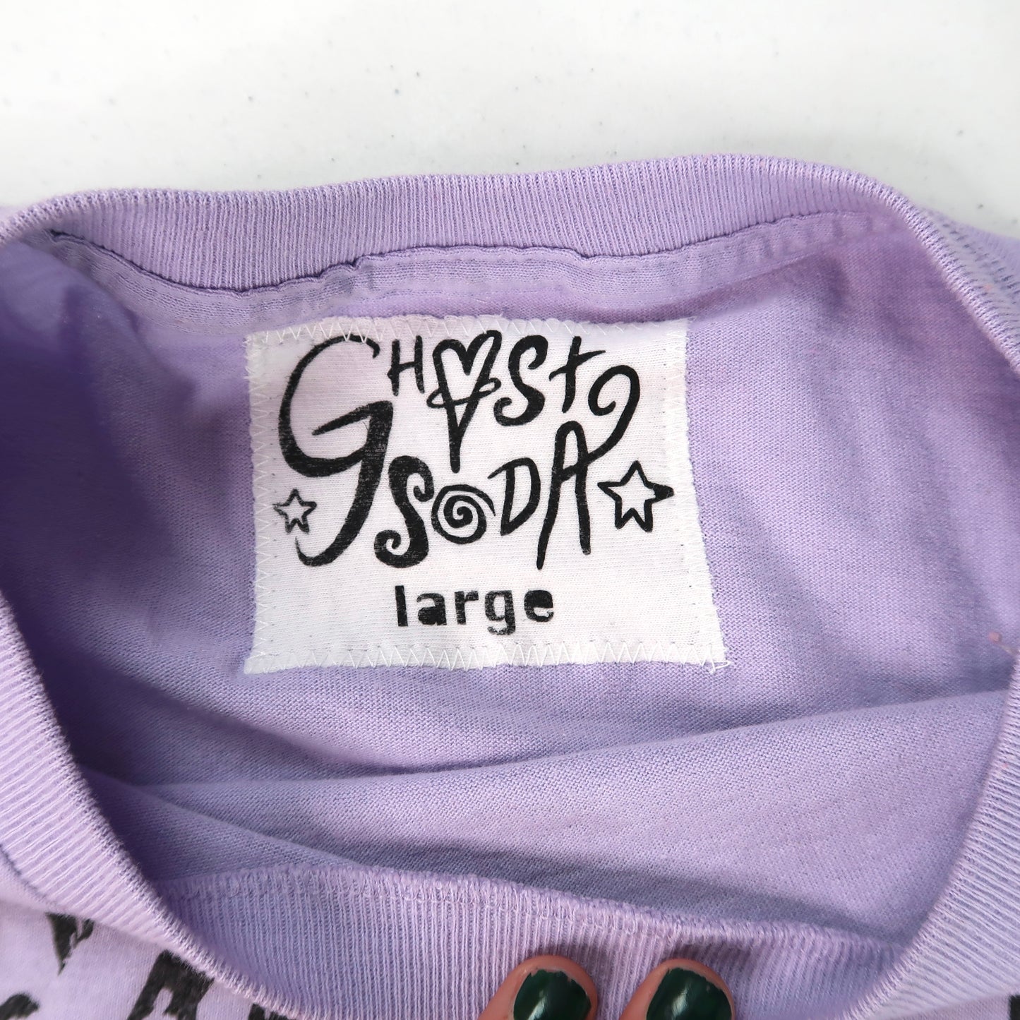 "Melted Visions" Lavender T-shirt - Large