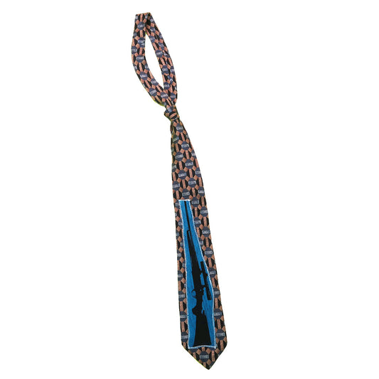 “Dangerous" Navy Blue Rifle Tie