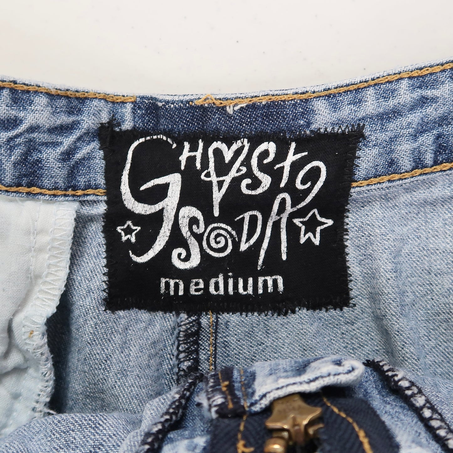 "I Love Spiders" Denim Skort - Medium