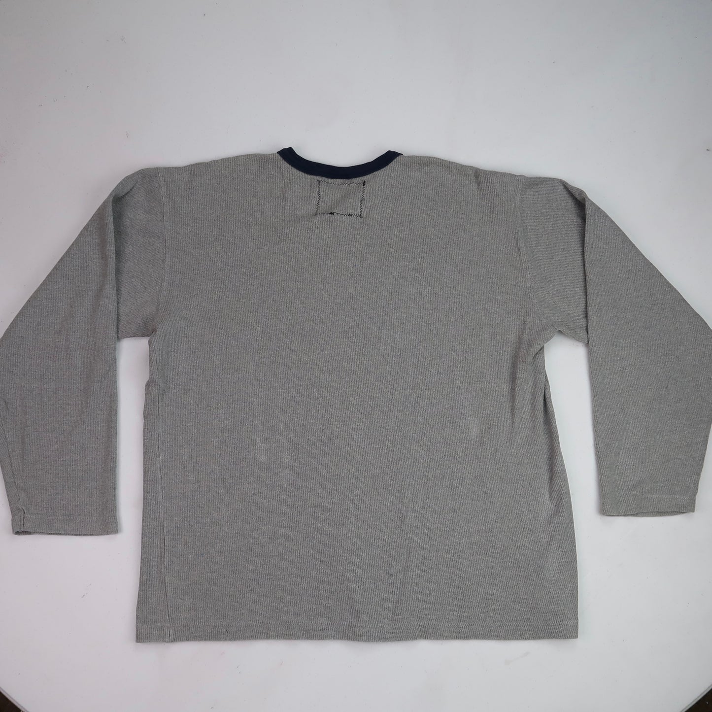 "Weeping Butterfly" Gray Ringer Long Sleeve - 2XL
