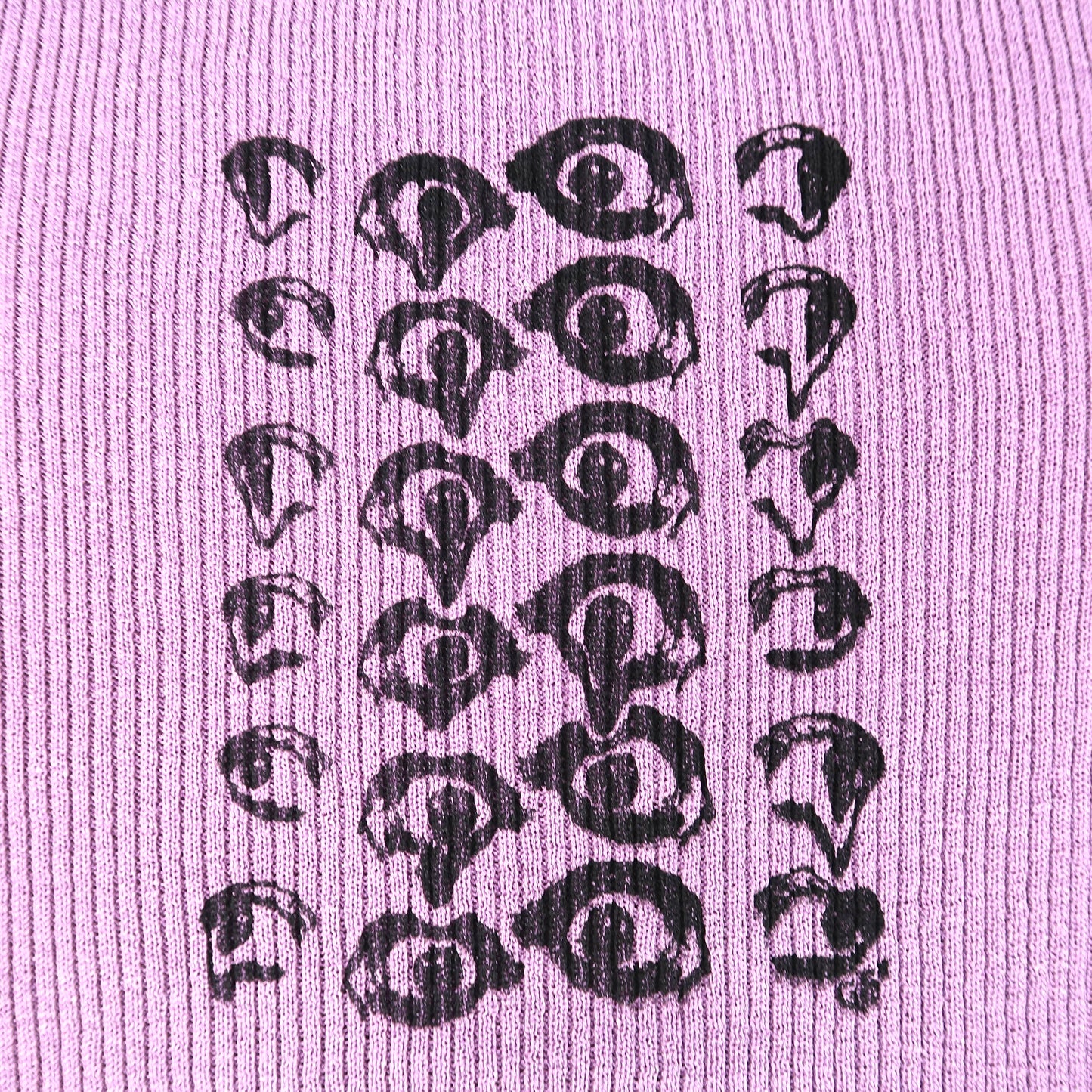 "Melted Visions" Purple Knit Top - 2XL