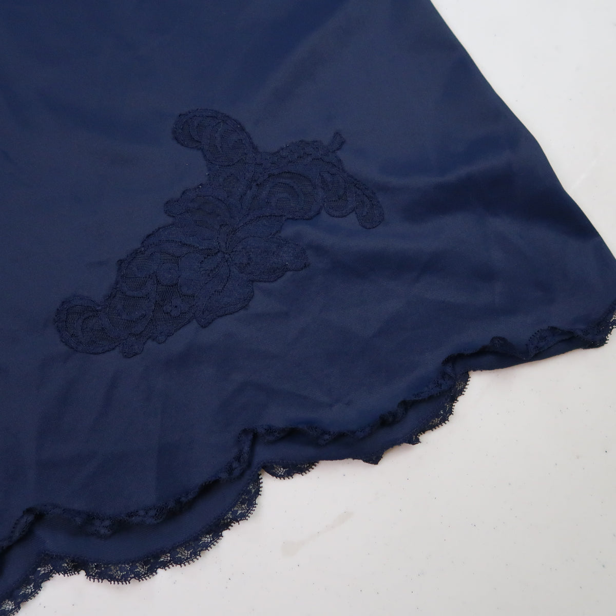 "COBWEB CLUB" Blue Slip Dress - Medium