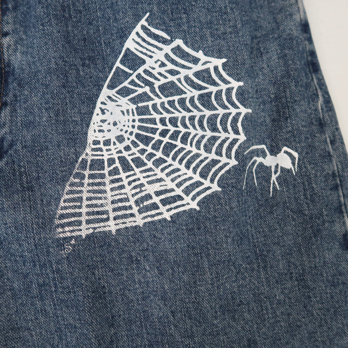 "Cobweb Club" Vtg Denim - XL