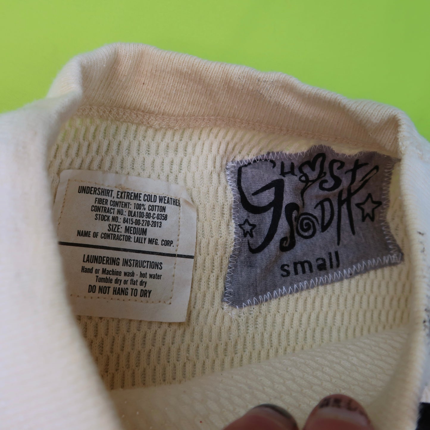 “Rifles” Cream Thermal - Small