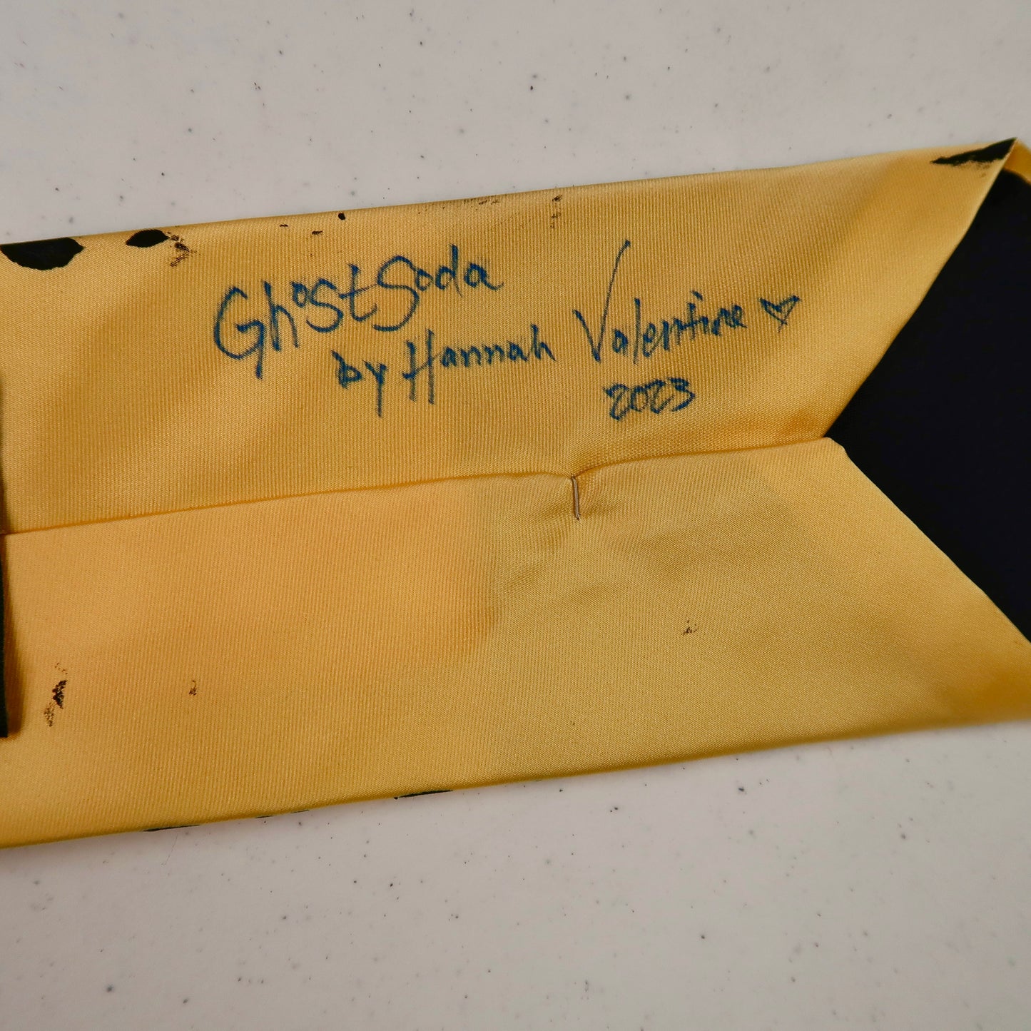 1OF1 "MELTED VISIONS" YELLOW TIE