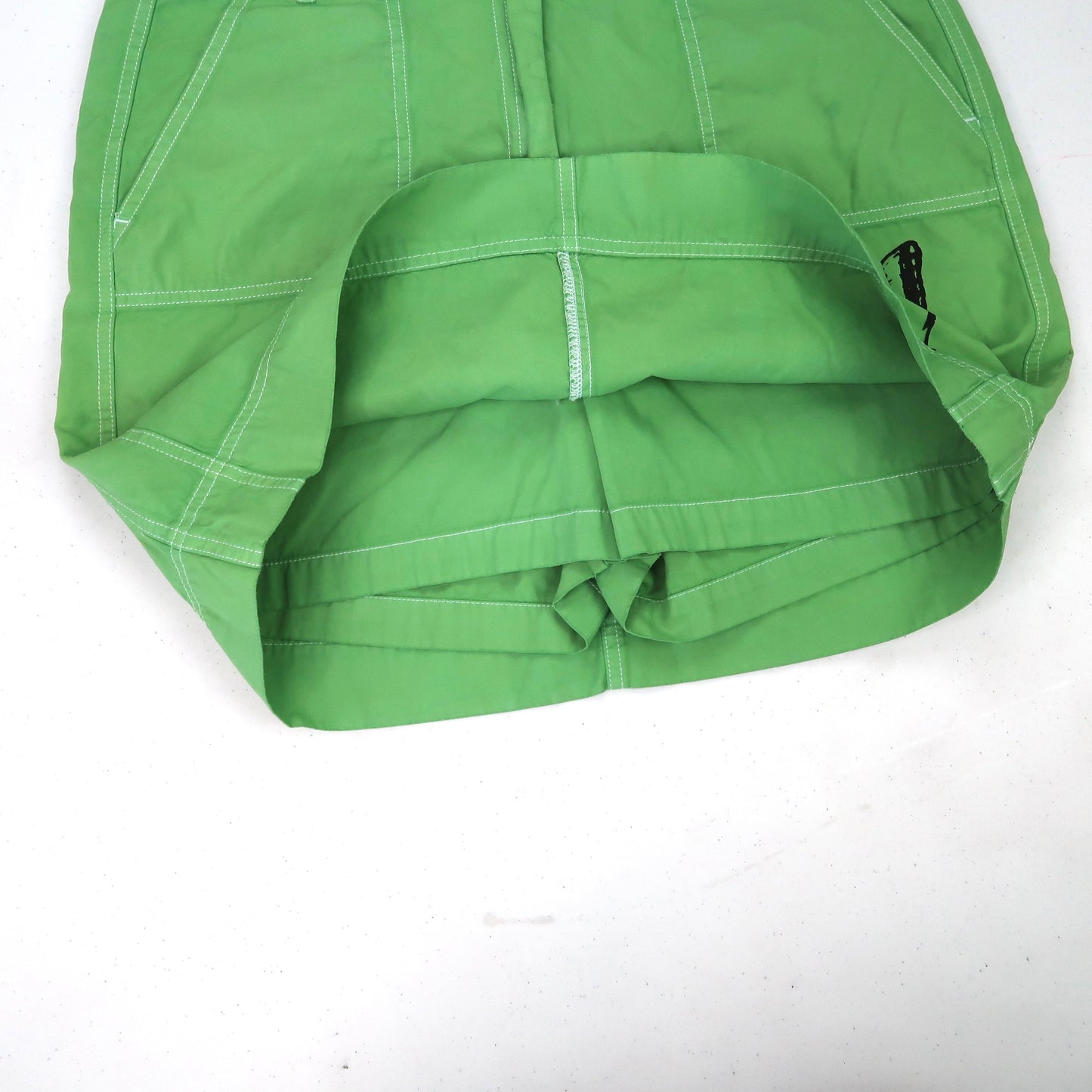 "Weeping Butterfly" Apple Green Skort - Large