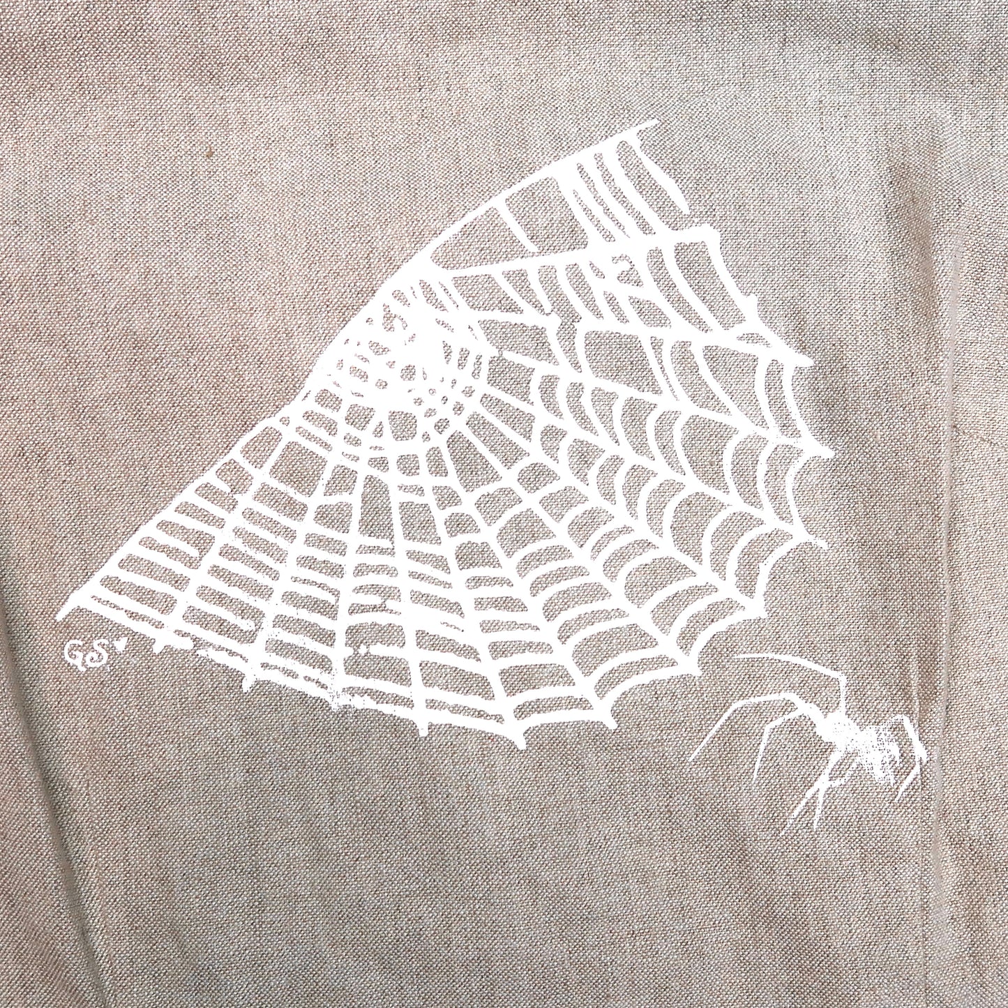 “Cobweb Club” Tan Dress - Medium