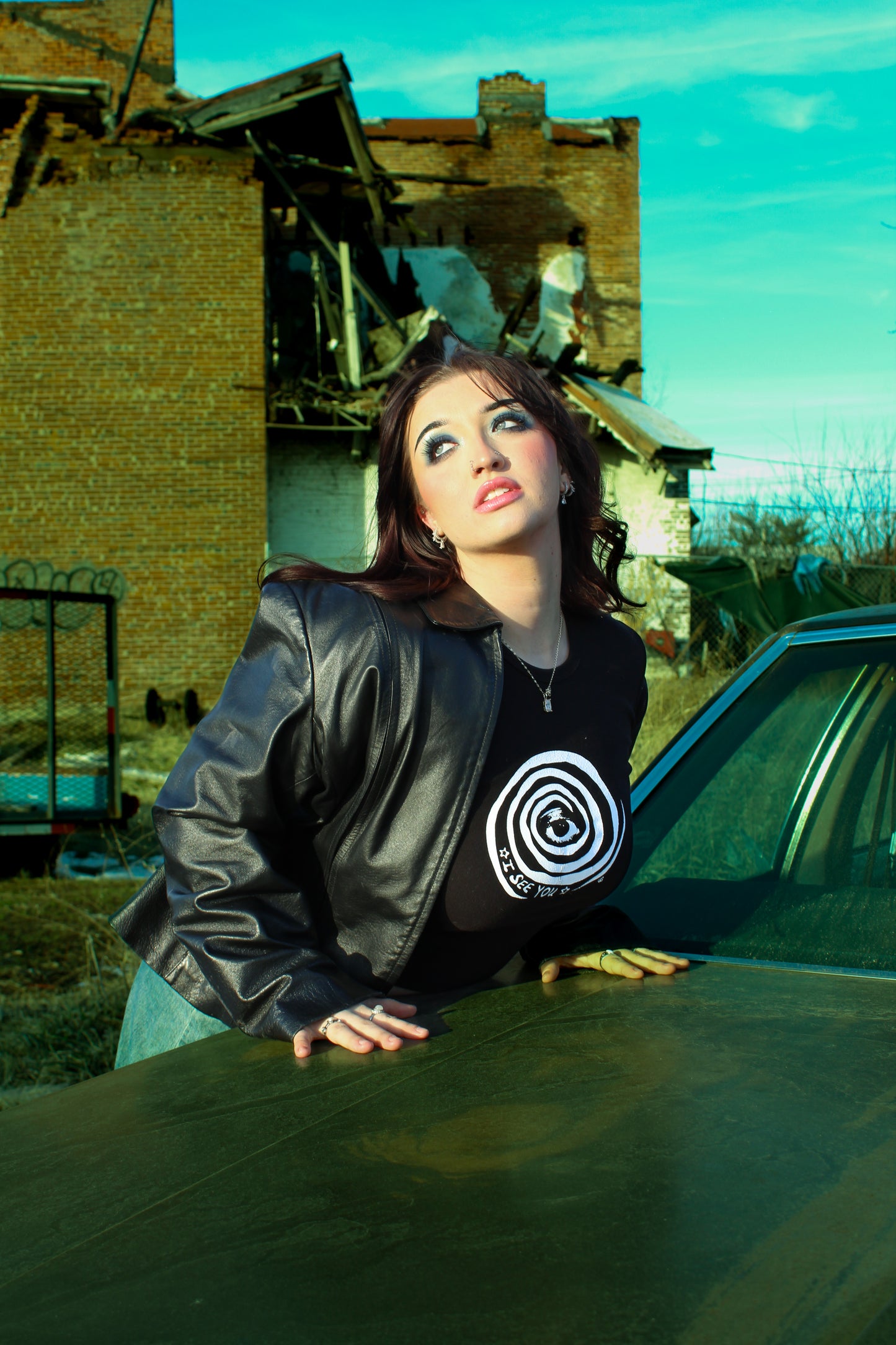 "Eye Spiral" Baby Tee