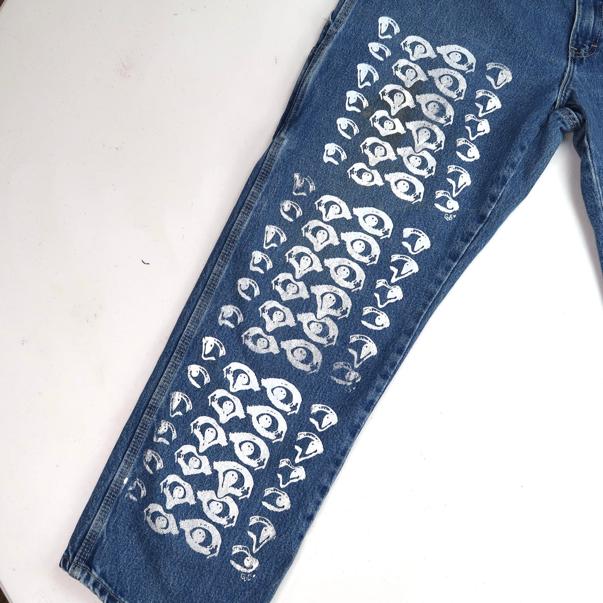 "Melted Visions" Jeans - Large