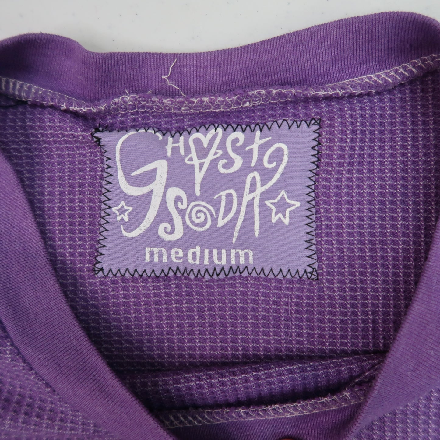 "Weeping Butterfly" Purple Thermal Long Sleeve - Medium