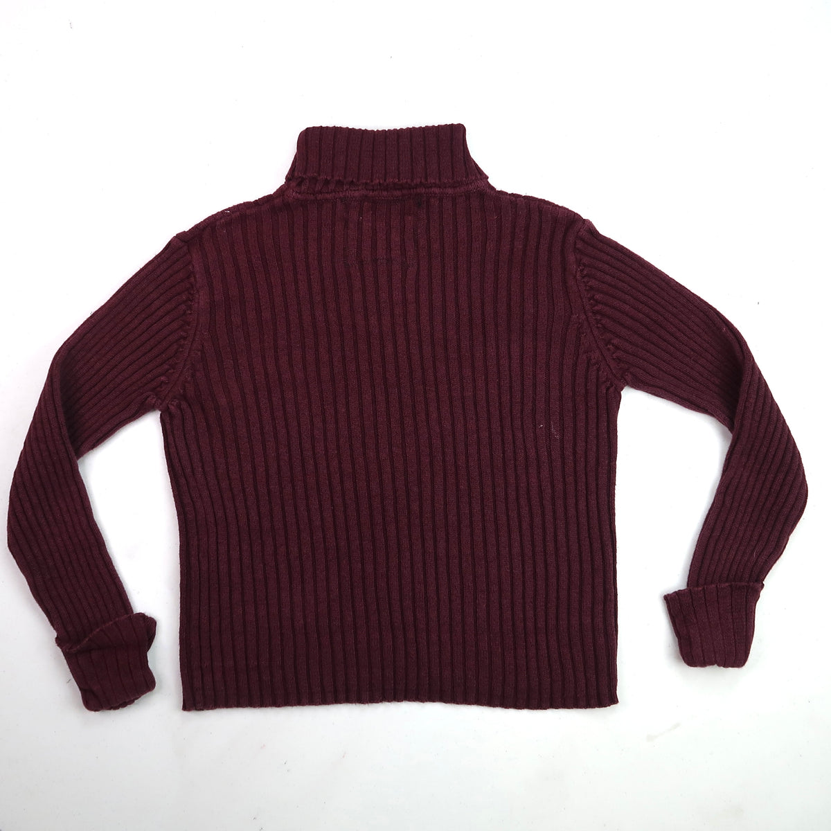 "I See All" (Eye Spiral) Maroon Turtleneck Sweater - Large