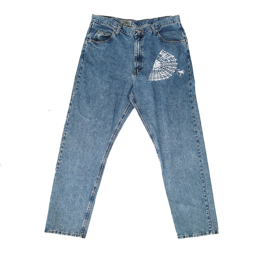 "Cobweb Club" Vtg Denim - XL