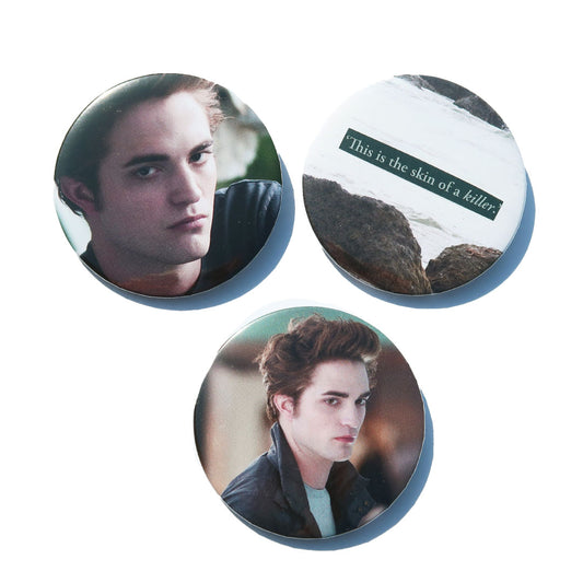 "Skin of a Killer" Twilight Pin Set of 3