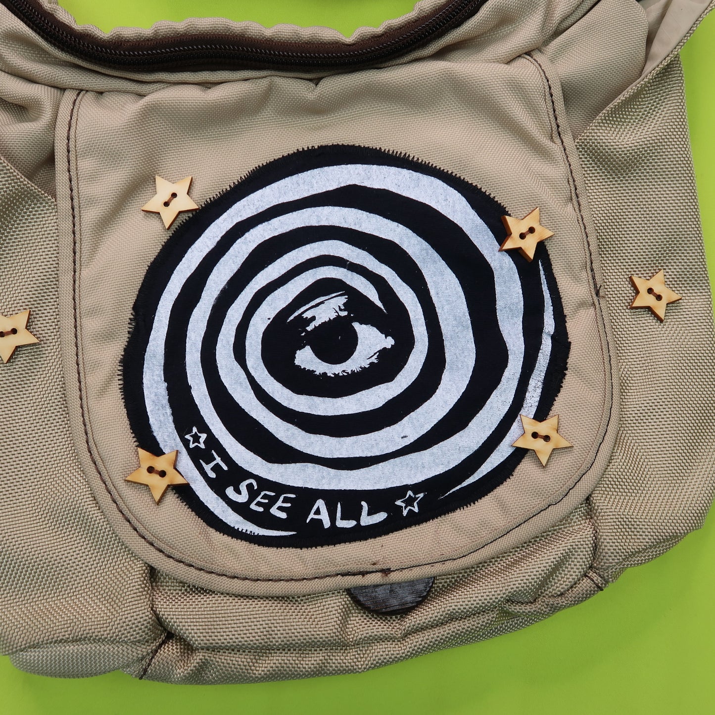 "I See All (Eye Spiral)" Bag