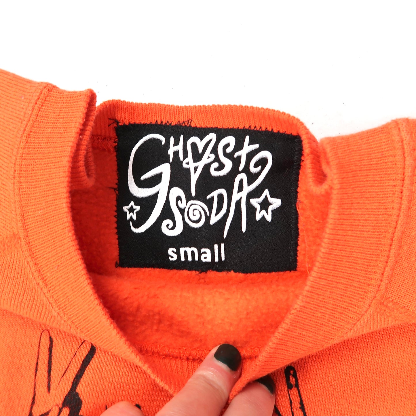 "Peacekeeper" Orange Sweatshirt - Small