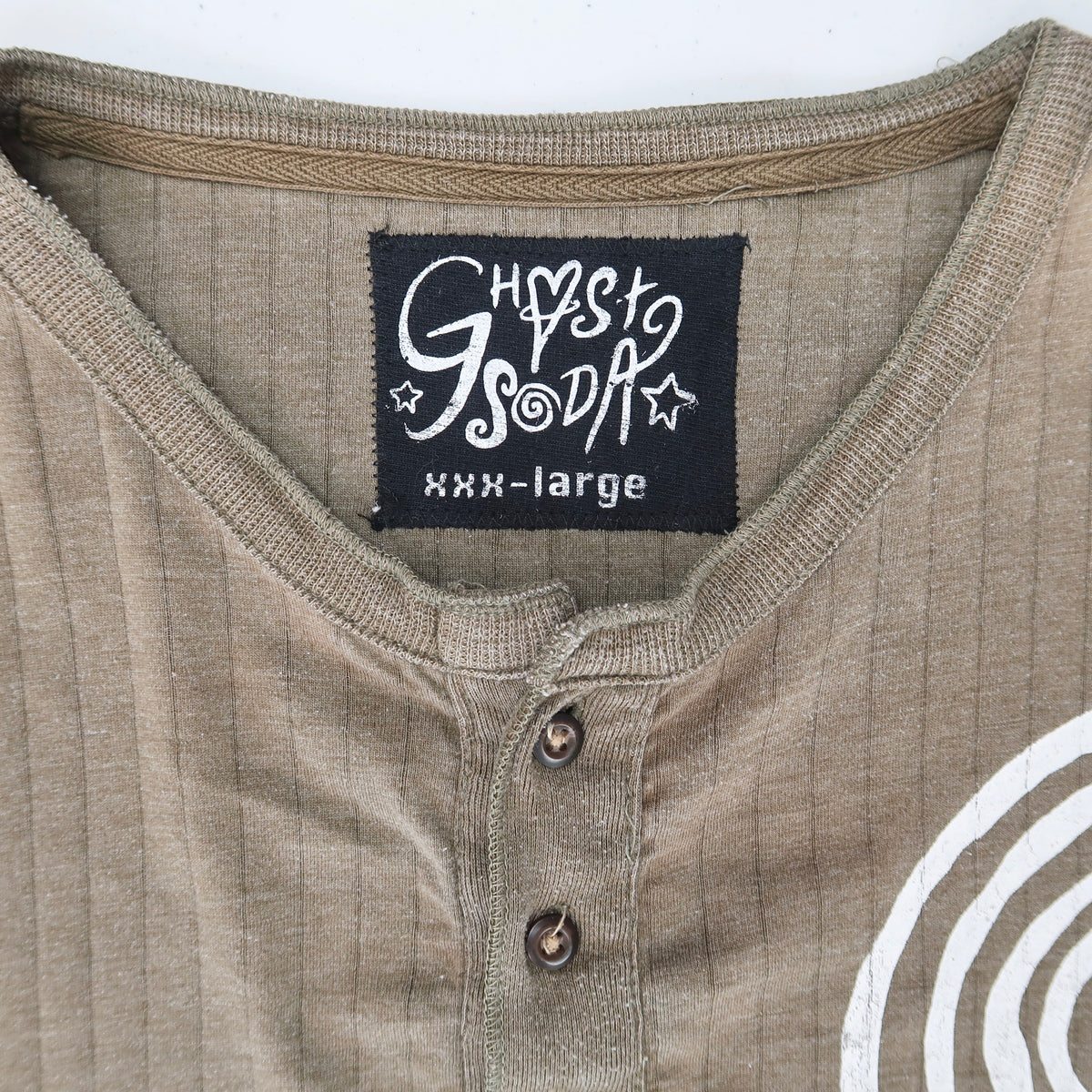 "I See All (Eye Spiral)" Army Green Long Sleeve - 3xl