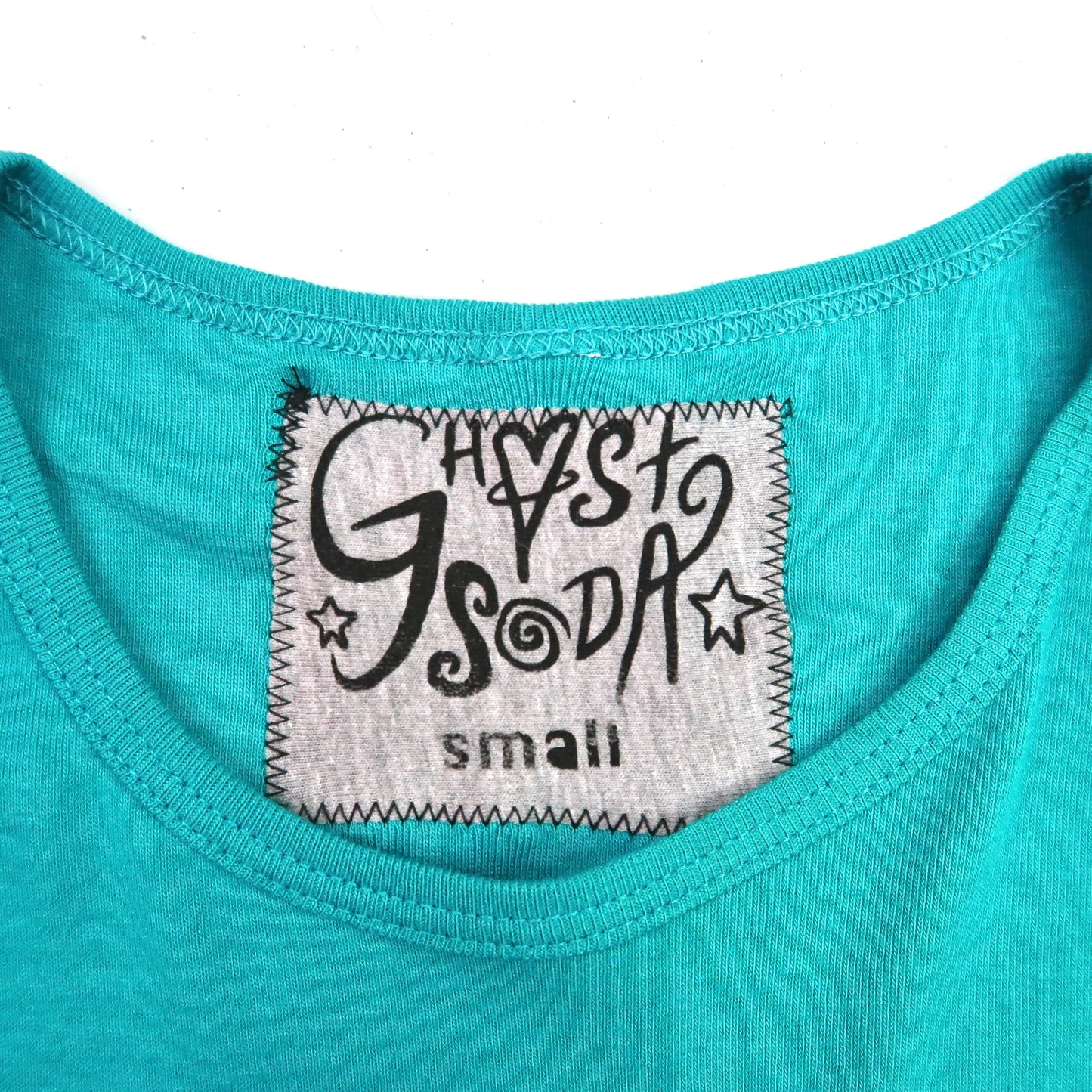 "I See All" (Eye Spiral) Teal Baby Tee