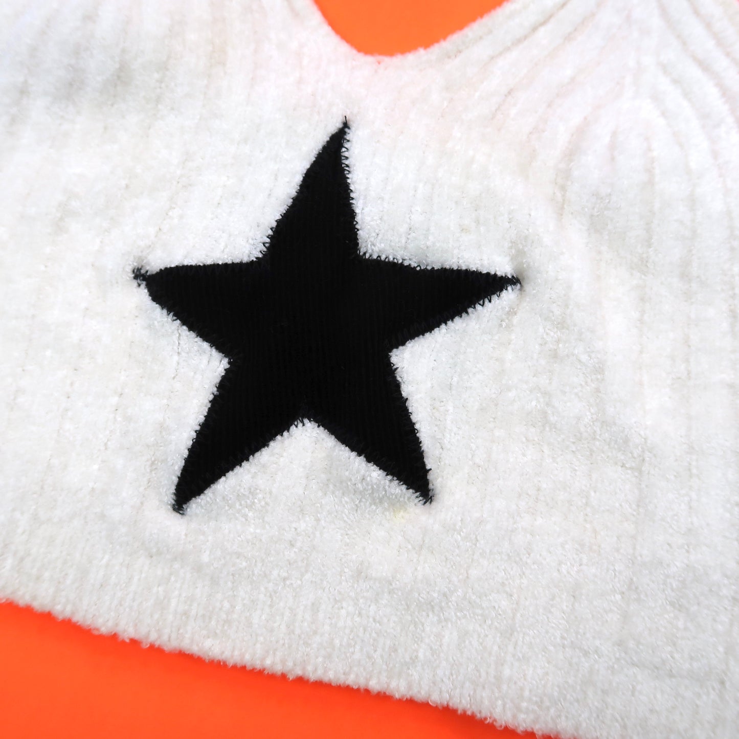 "I'M A STAR" Soft White Bralette - Small