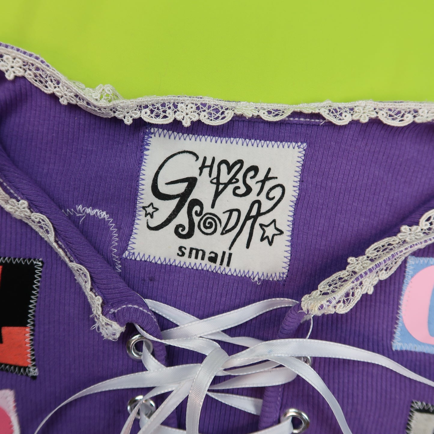 1OF1 “Lover Girl” Purple Lace Top - Small
