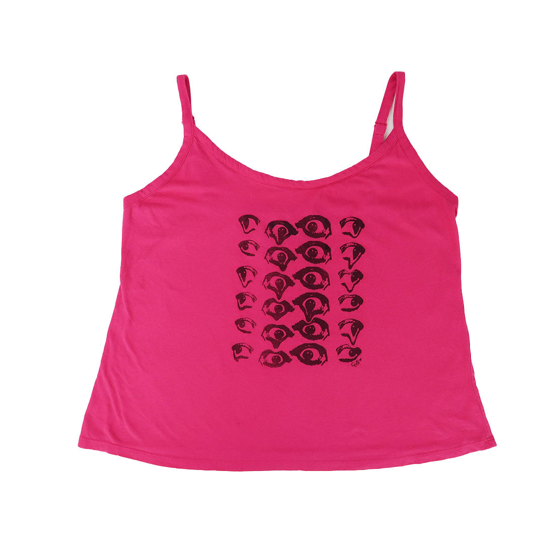 "Melted Visions" Magenta Tank Top - XXL
