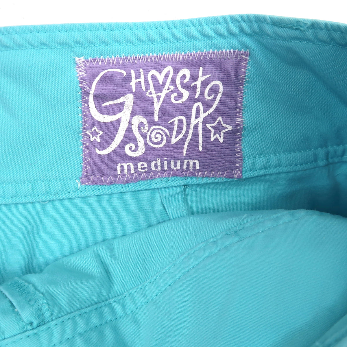 "Melted Visions" Blue Skirt - Medium