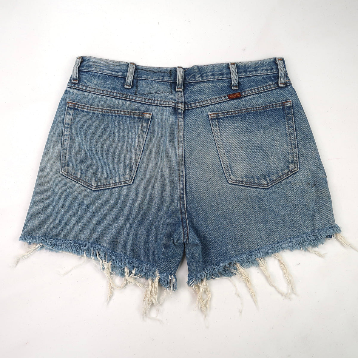 "Cobweb Club" Denim Shorts - large