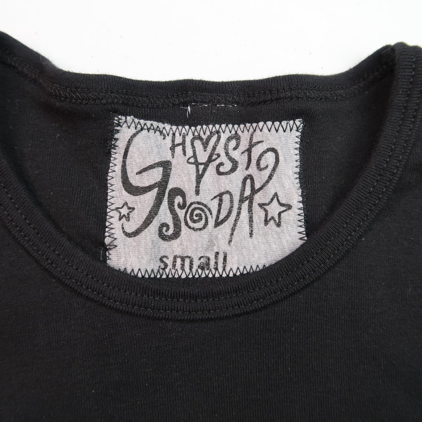 "Melted Visions" Black Baby Tee