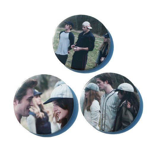 "The Baseball Scene" Twilight Pin Set of 3