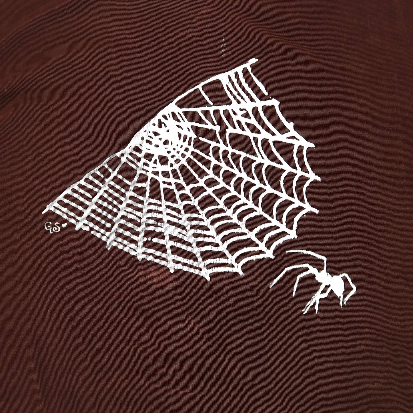 "Cobweb Club" Chocolate Brown Top - Medium
