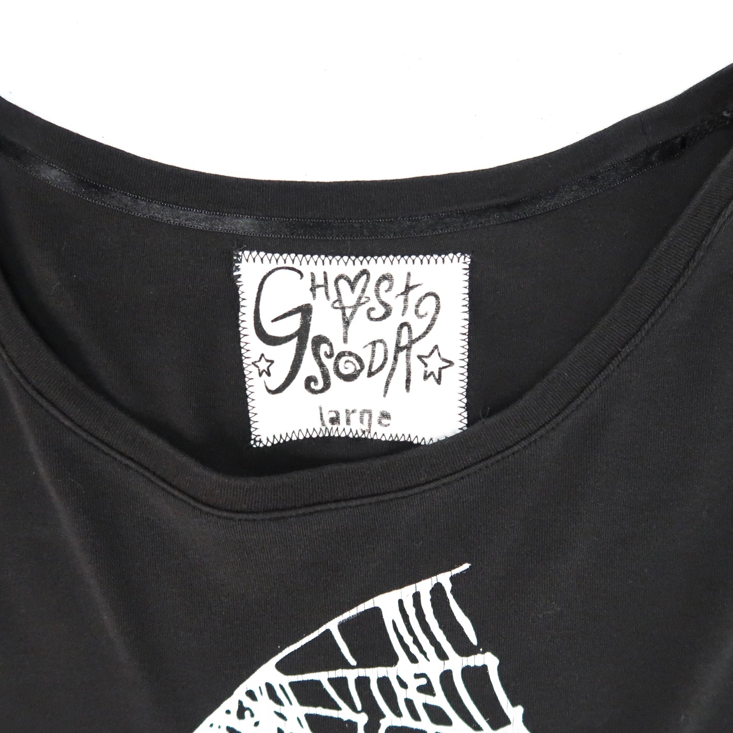 "Cobweb Club" Black Long Sleeve Shirt - Large