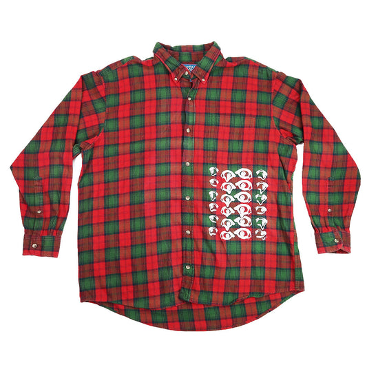 "Melted Visions" Red Flannel - 2XL