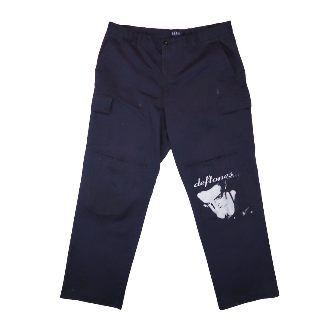 “Around the Fur" Navy Blue Cargo Pants - XL
