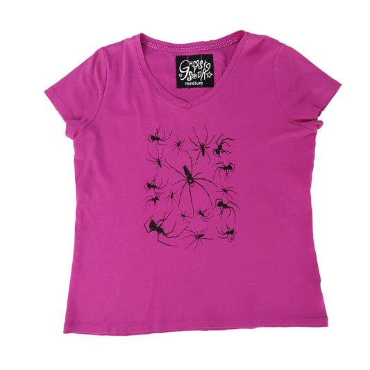 "I Love Spiders" Purple Top - Medium