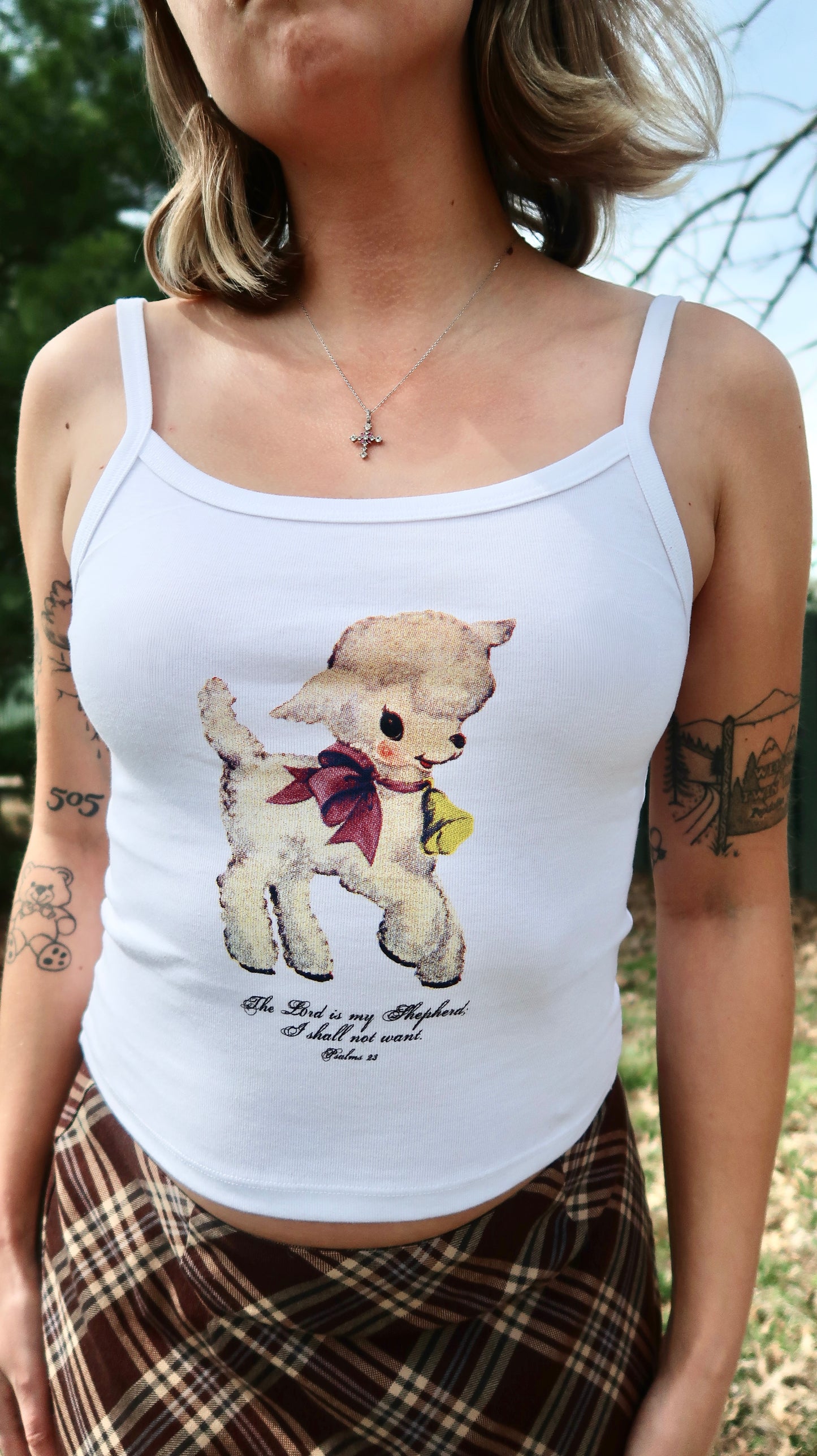 "The Lord Is My Shepherd" Tank Top