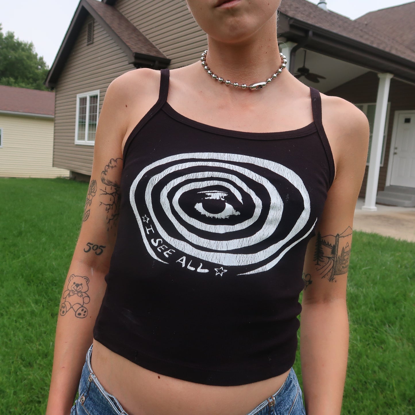 PRE-ORDER “I See All (Eye Spiral)" Tank Top