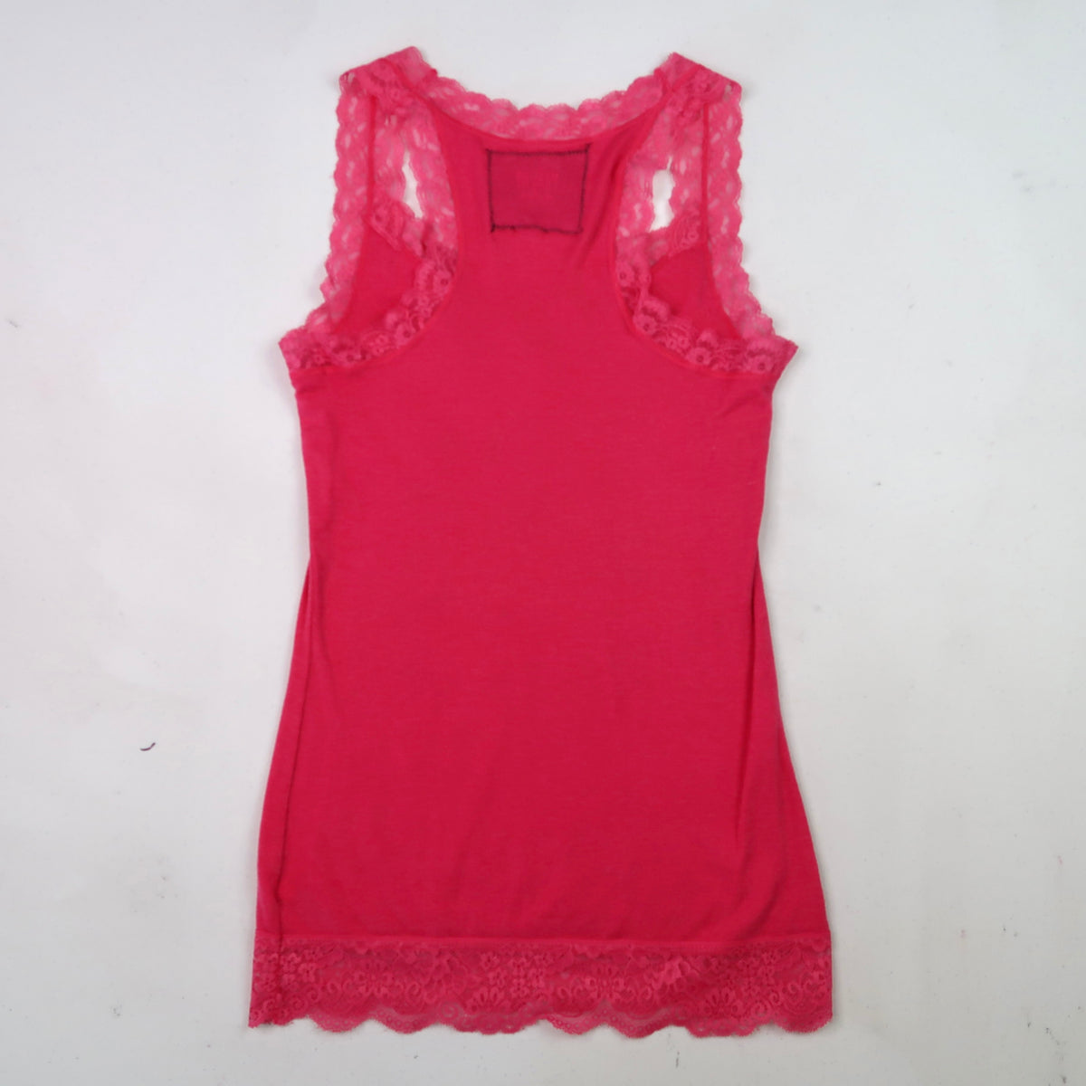 "I Love Spiders" Pink Lace Tank - Medium
