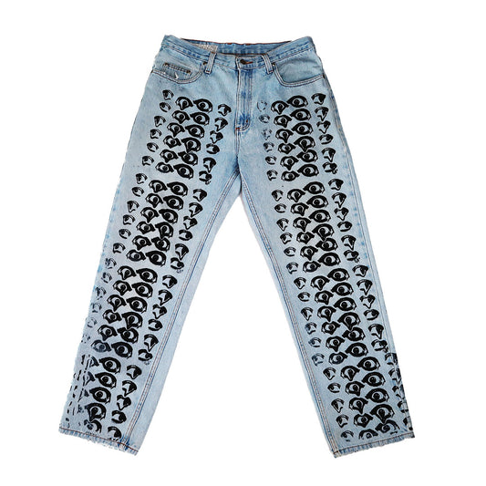 "Melted Visions" Jeans - Medium