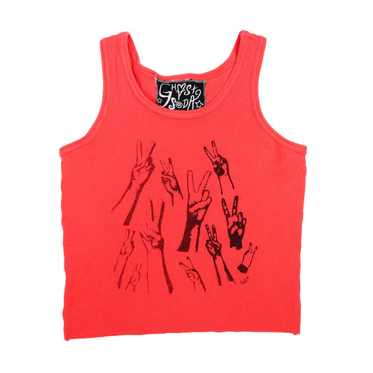 "Peacekeeper" Crop Tank - X-Small