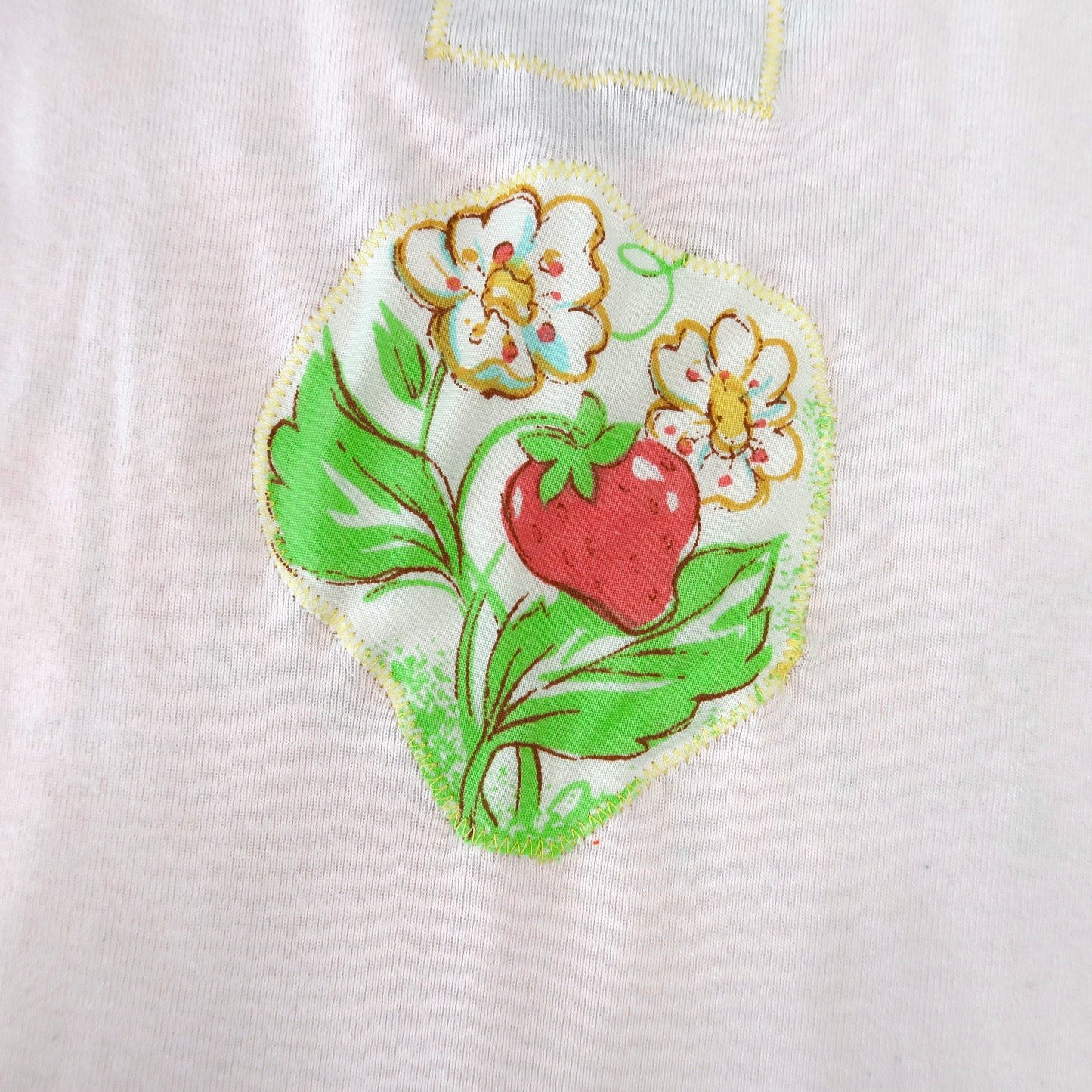 "Love Your Friends" Ghost Soda Patchwork Top - Medium