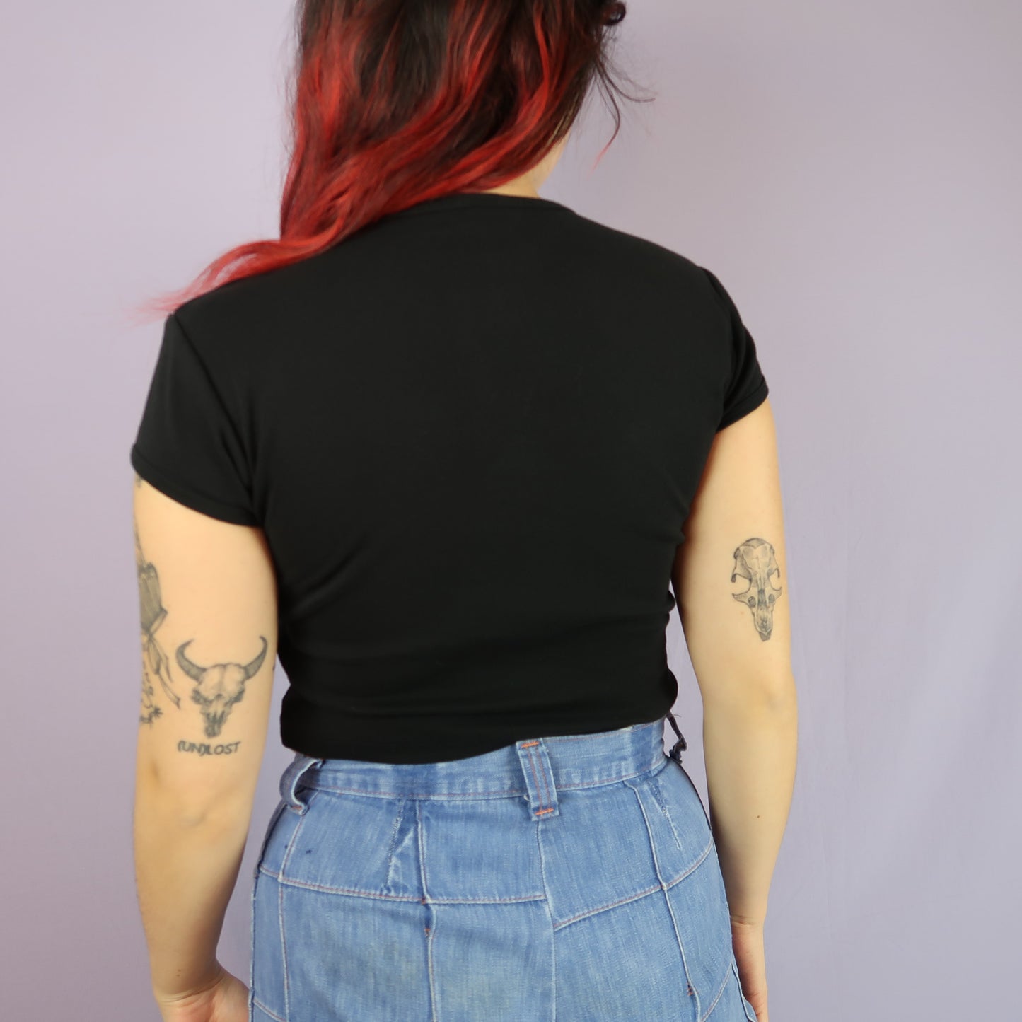 PRE-ORDER "I See All" (Eye Spiral) Black Baby Tee