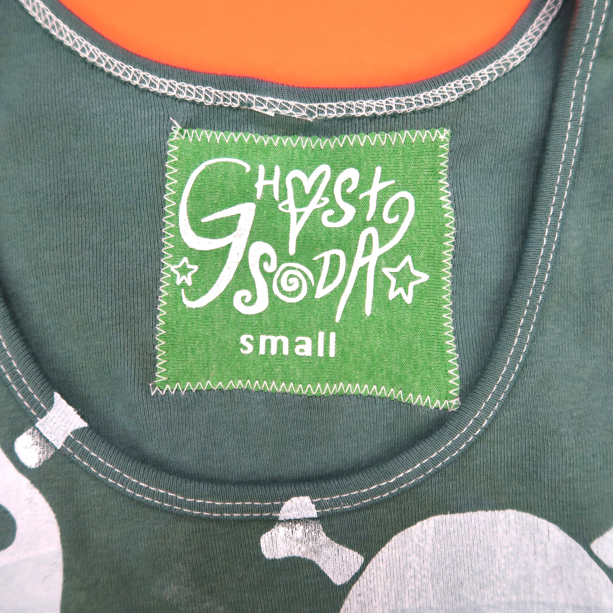 "Grim Skull" AOP Teal Tank - Small