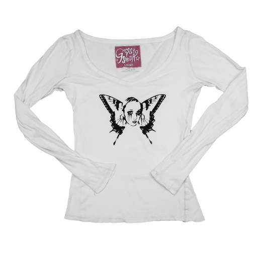 "Weeping Butterfly" Long Sleeve Shirt - Medium