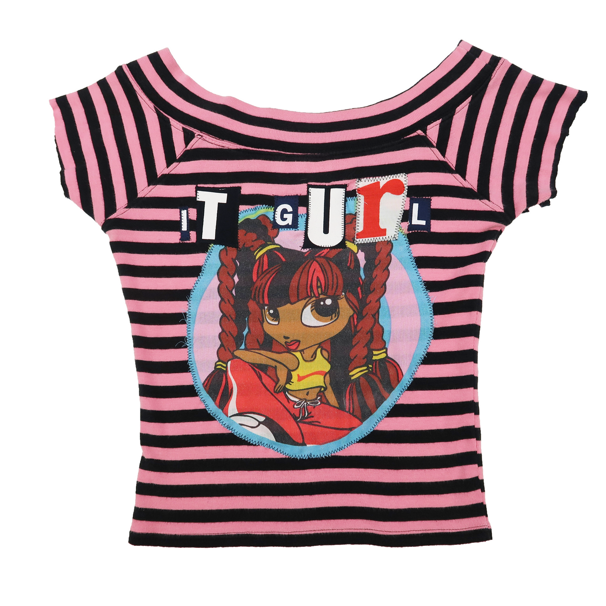 1OF1 "IT GURL" Ghost Soda Original Patchwork Top - Medium